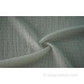 Polyester 4 voies Spandex Crinkle Check Tissu Teint